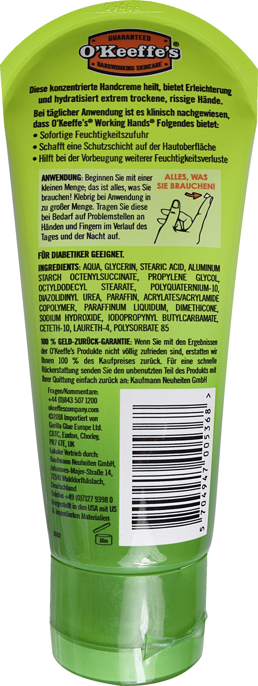 Working Hands Handcreme 2 Working Hands Handcreme – Bild 2