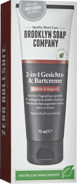 2-in-1 Gesichts- & Bartcreme Kamille & Arganöl