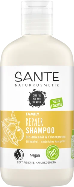 Sante FAMILY Repair Shampoo Bio-Olivenöl & Erbsenprotein