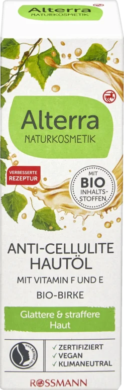 Anti-Cellulite Hautöl Mit Vitamin F&E Und Bio-Birke