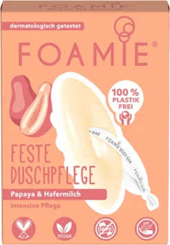 Feste Duschpflege Papaya & Hafermilch